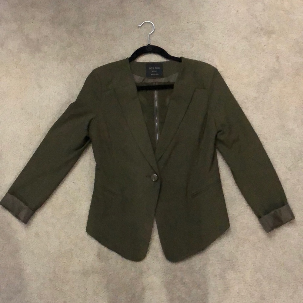 Love Tree medium Olive green blazer